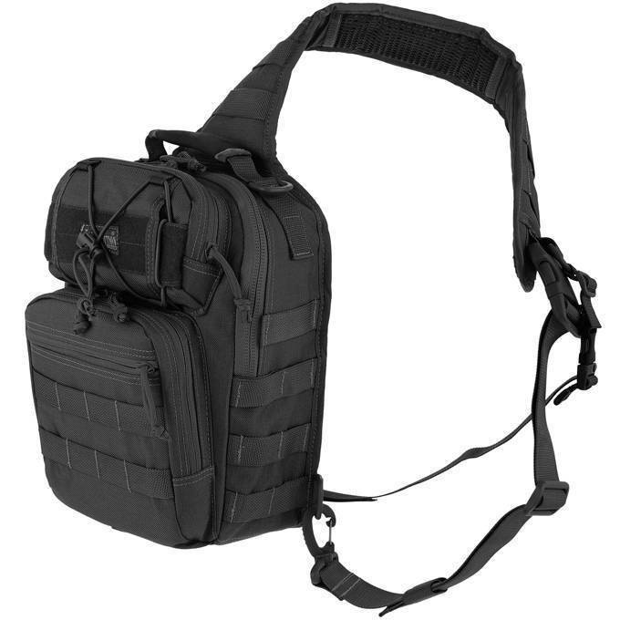 Однолямочный тактический рюкзак MaxpeditionLunada Gearslinger black