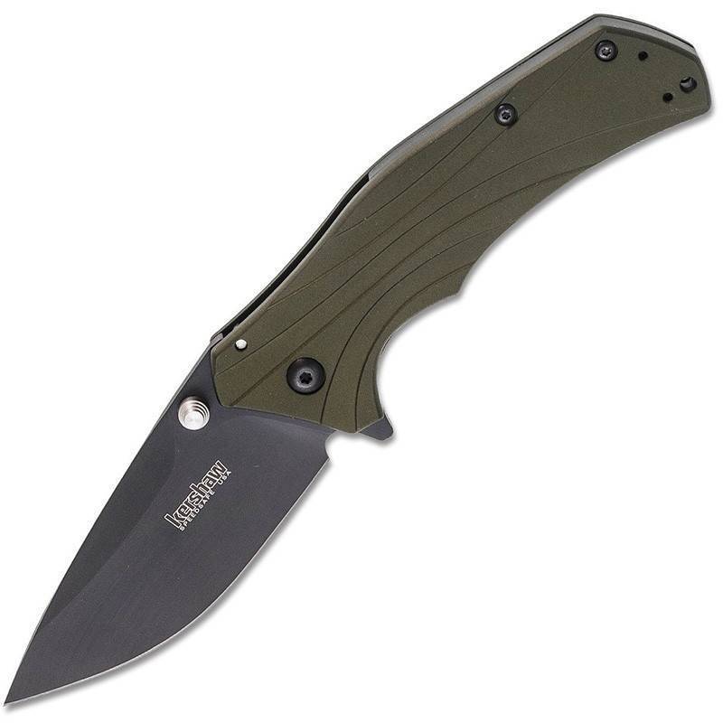 Kershaw Knockout Olive Aluminium