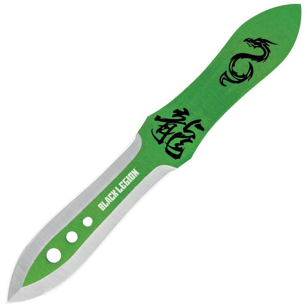 Набор метательных ножей United Cutlery Black Legion Emerald Dragon Triple Throwing Knife