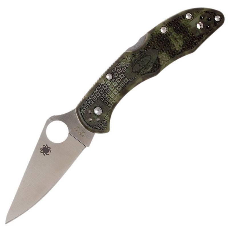 Spyderco Delica 4 FRN Zome Green
