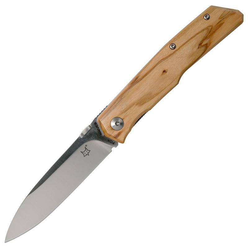 Fox Knives Design by Bob Terzuola Bocote Wood Handle