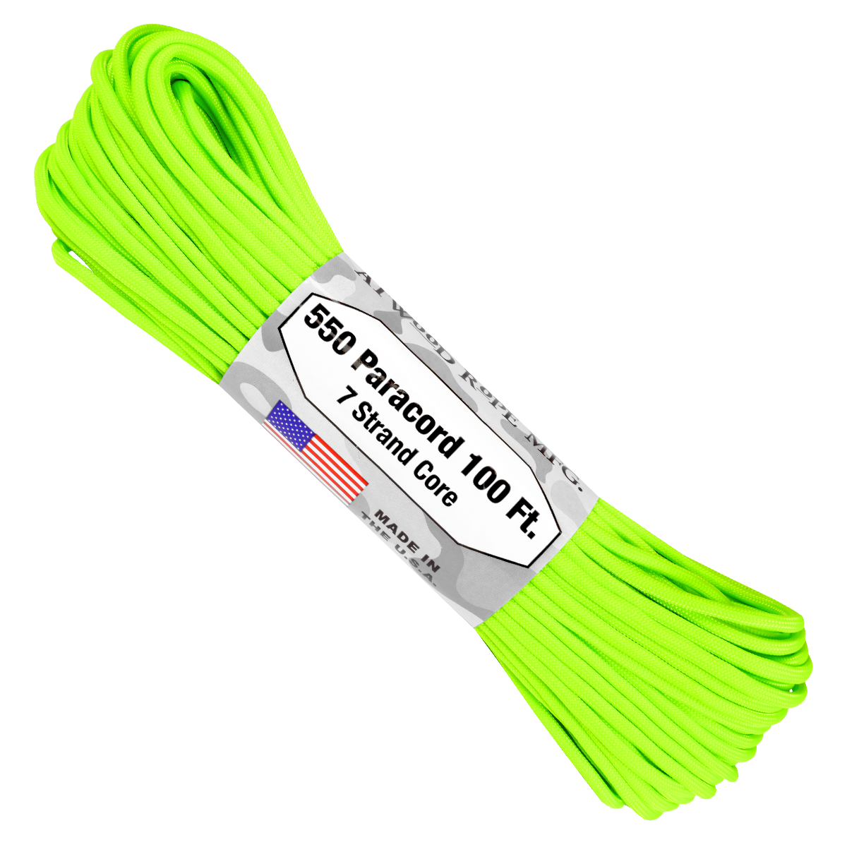 Paracord 550 Neon Green