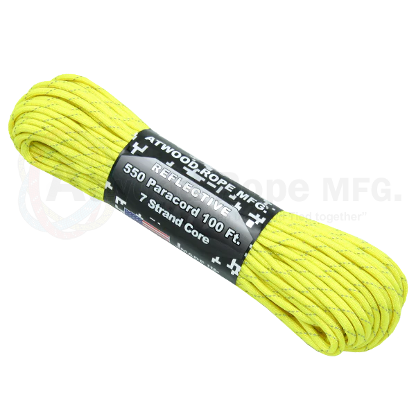 550 Paracord Reflective - Neon Yellow