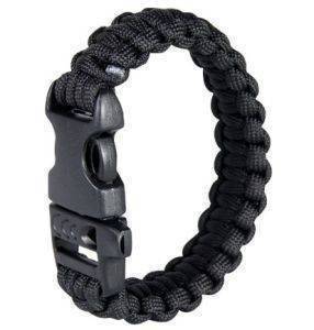 Tactical Wrist Band Black (230mm) WWBDBLK230