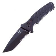 Складной тактический автоматический нож Boker Plus Strike Tanto All Black