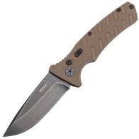 Автоматический складной тактический нож Boker Plus Strike Coyote Spearpoint
