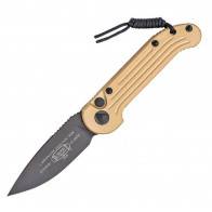 Автоматический складной тактический нож Microtech Large UDT (Underwater Demolition Team), Tan Aluminum, DLC, XHP