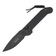 Автоматический складной тактический нож Microtech Large UDT (Underwater Demolition Team), Black Aluminum, Black DLC, ELMAX