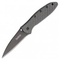 Складной полуавтоматический нож Kershaw Leek Glow Carbon Black
