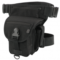 Тактическая набедренная сумка Condor Outdoors Cross Over Leg Black