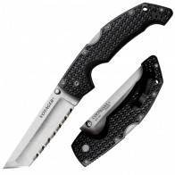 Складной тактический нож Cold Steel Voyager Large Tanto Point Serrated Edge (AUS10A)