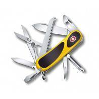Швейцарский складной многофункциональный нож Victorinox EvoGrip 18 Yellow Black