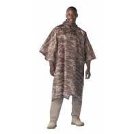 Пончо дождевик Rothco G.I. Type Military Rip-Stop Poncho Desert Digital Camo