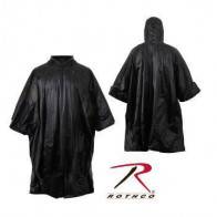 Пончо дождевик Rothco G.I. Type Military Rip-Stop Poncho Black