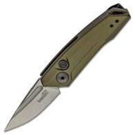 Автоматический складной нож Kershaw Launch 9 Olive Green Stonewashed Drop Point
