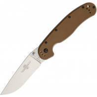 Складной EDC нож Ontario RAT 1 D2 "Крыса" Coyote Brown