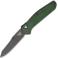 Складной автоматический нож Benchmade Osborne Black Auto Green Aluminium