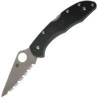 Складной тактический нож Spyderco Delica 4 FRN Handle Full Serrated