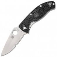 Складной тактический нож Spyderco Tenacious Lightweight Part Serrated