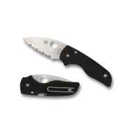 Складной нож Spyderco Native Lil', Black G-10 Handle, CPM-S30V, Full Serrated
