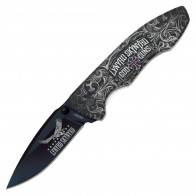 Полуавтоматический EDC нож United Cutlery Skynyrd God And Guns Tailwind Folder