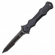 Полуавтоматический EDC нож United Cutlery Tailwind Urban Tactical Stiletto Serrated Edge