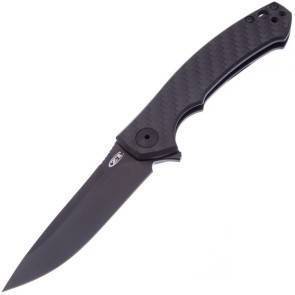 Складной нож Zero Tolerance ZT0450CF Dmitry Sinkevich Flipper Knife Black Blade