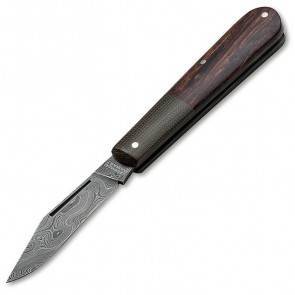 Нож складной карманный Boker Manufaktur Solingen Barlow Integral Leopard-Damascus
