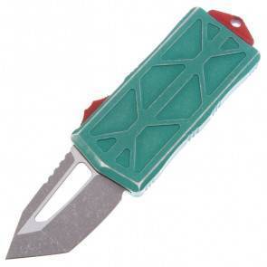 Автоматический фронтальный выкидной нож-зажим для купюр Microtech Exocet T/E Bounty Hunter Aluminium
