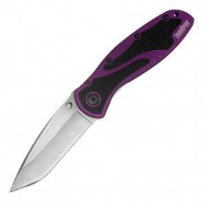 Полуавтоматический складной нож Kershaw Blur Carpenter CTS™ - BDZ1, Purpur Aluminium/Trac-Tec