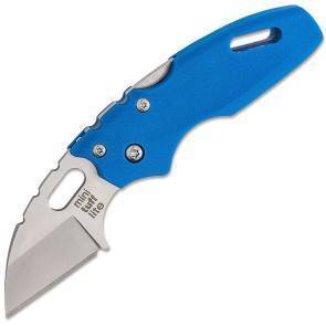 Складной нож-брелок Cold Steel Mini Tuff Lite (Plain Edge) Blue