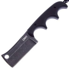 Шейный нож с фиксированным клинком CRKT Minimalist® Cleaver Blackout