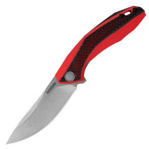 Складной EDC нож Kershaw Tumbler Red G10/Carbon Fiber