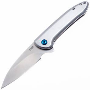 Полуавтоматический складной EDC нож CRKT Delineation Silver