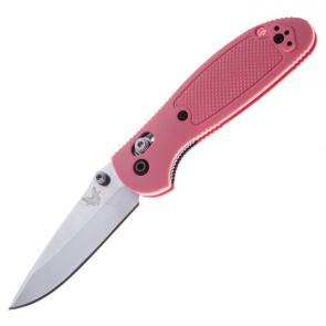 Складной нож Benchmade Mini Griptilian S30V Pink