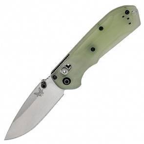 Складной карманный нож Benchmade Mini Freek CPM-S90V Satin Plain Blade Natural G-10 Handle