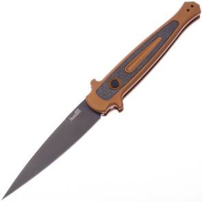 Автоматический складной нож Kershaw Launch 8 Stiletto Brown Black