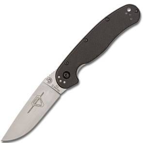 Складной повседневный нож Ontario RAT II D2, Black, Satin Blade