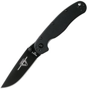 Складной повседневный нож Ontario RAT II D2, Black, Black Blade