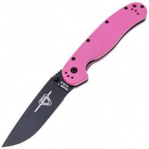 Складной нож Ontario RAT 1 "Крыса" Black Pink