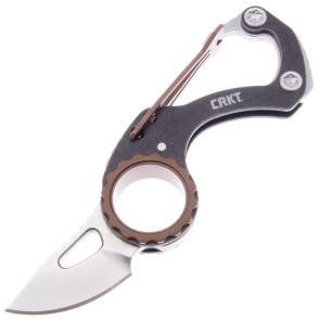 Складной нож-брелок с карабином CRKT Compano