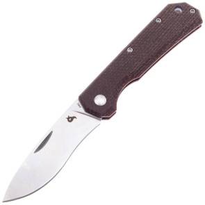 Складной EDC нож Fox Knives Black FOX CIOL Brown Micarta
