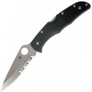 Складной тактический нож Spyderco Endura 4, FRN Handle, Part Serrated