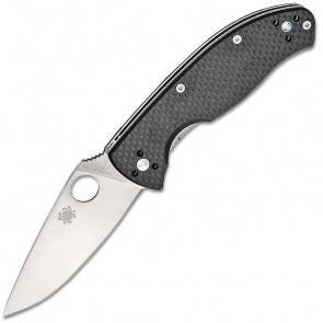 Складной карманный нож Spyderco Tenacious, Carbon Fiber Handle, Plain