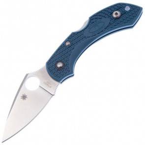 Складной карманный нож Spyderco Dragonfly 2, Blue FRN Handle, K390 Steel, Plain