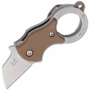 Складной нож-брелок Fox Knives Mini-Ta Brown