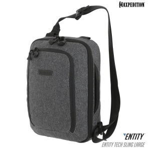 Однолямочный рюкзак для ноутбука Maxpedition Entity™ Tech Sling Bag (Large) 10L Charcoal