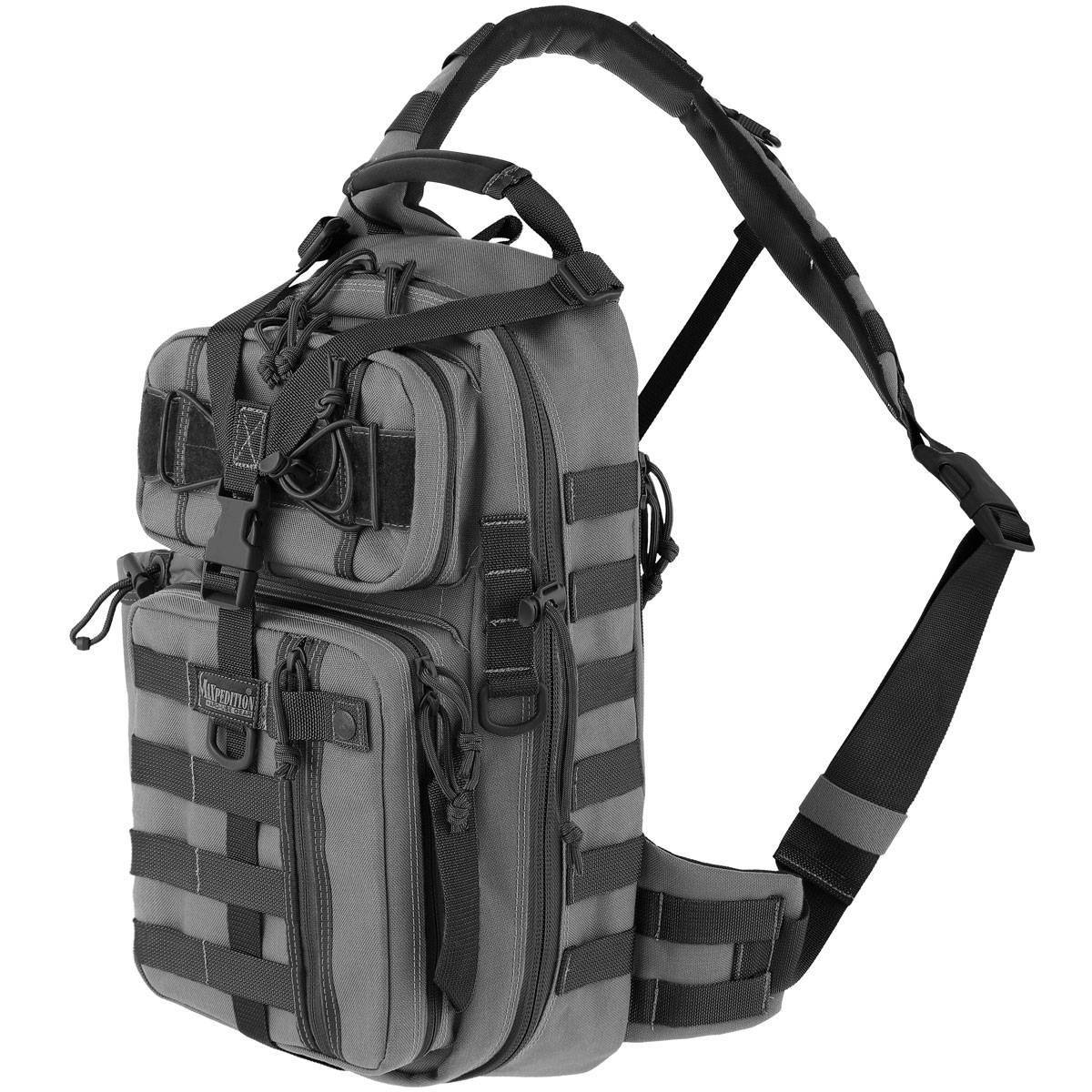 odnolyamochnyj ryukzak maxpedition sitka gearslinger wolf gray