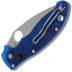 Spyderco Manix 2, Blue FRN Handle, CTS-BD1, Plain C101PBL2