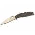 Spyderco Endura 4, Flat Ground, VG10 Satin Plain Blade, Gray FRN Handles C10FPGY